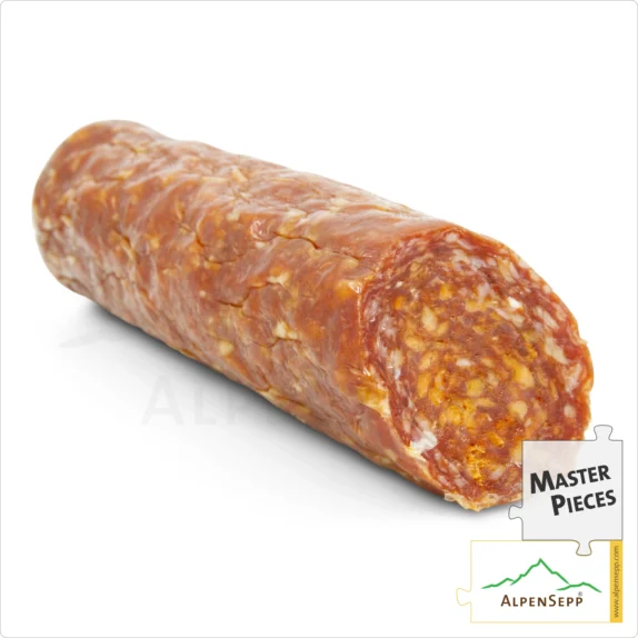PEPERONCINO SALAMI | Chili salami made from pork | Spicy-aromatic PREMIUM sausage variety | 1 stick 7 PEPERONCINO SALAMI | Chili salami made from pork | Spicy-aromatic PREMIUM sausage variety | 1 stick