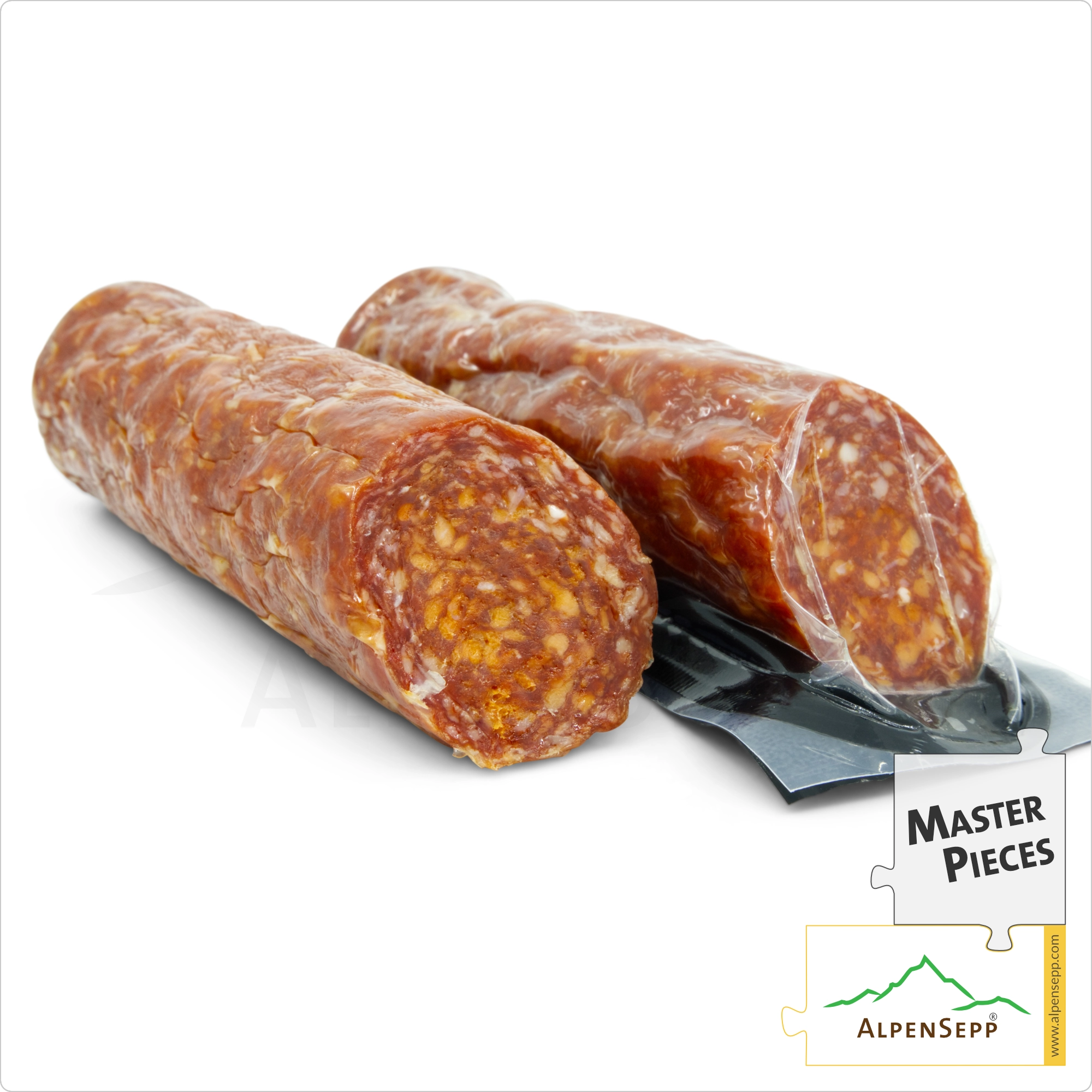 PEPERONCINO SALAMI | Chili salami made from pork | Spicy-aromatic PREMIUM sausage variety | 1 stick