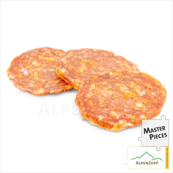 PEPERONCINO SALAMI | Chili salami made from pork | Spicy-aromatic PREMIUM sausage variety | 1 stick 8 PEPERONCINO SALAMI | Chili salami made from pork | Spicy-aromatic PREMIUM sausage variety | 1 stick