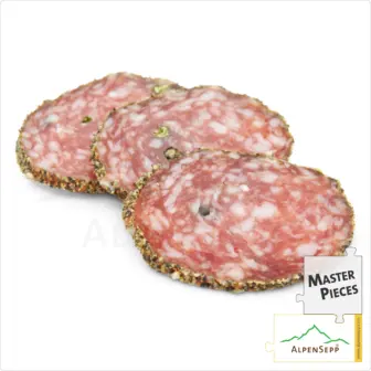 PEPPER SALAMI | PFEFFERSALAMI | Delicately aromatic salami made from pork | PREMIUM sausage variety | 1 stick 8 PEPPER SALAMI | Delicately aromatic salami made from pork | PREMIUM sausage variety | 1 stick