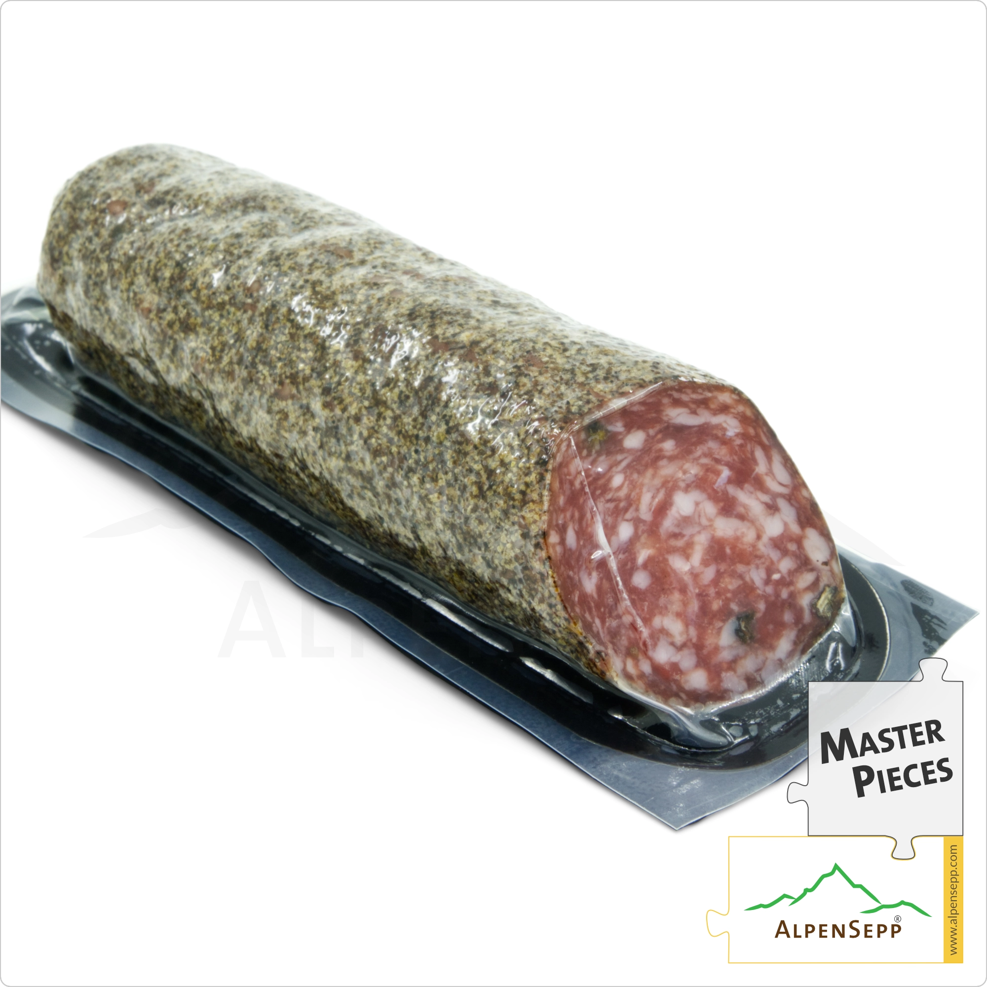 PEPPER SALAMI | Delicately aromatic salami made from pork | PREMIUM sausage variety | 1 stick