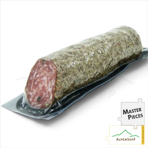 PEPPER SALAMI | Delicately aromatic salami made from pork | PREMIUM sausage variety | 1 stick