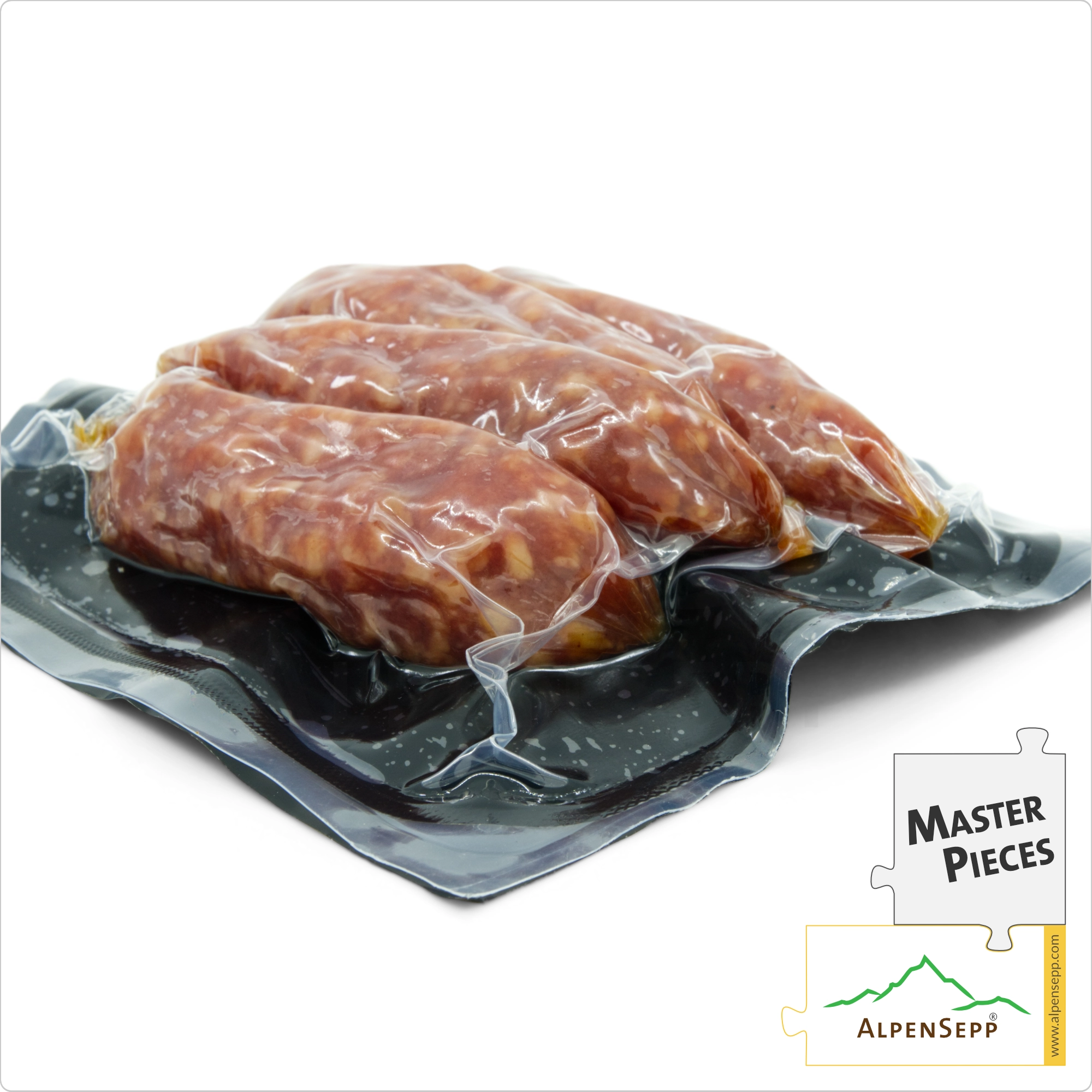 SALAMI BITER CLASSIC | Mild Snack Sausage made from Pork | Mild-Spicy PREMIUM Sausage Variety | 4 Pieces