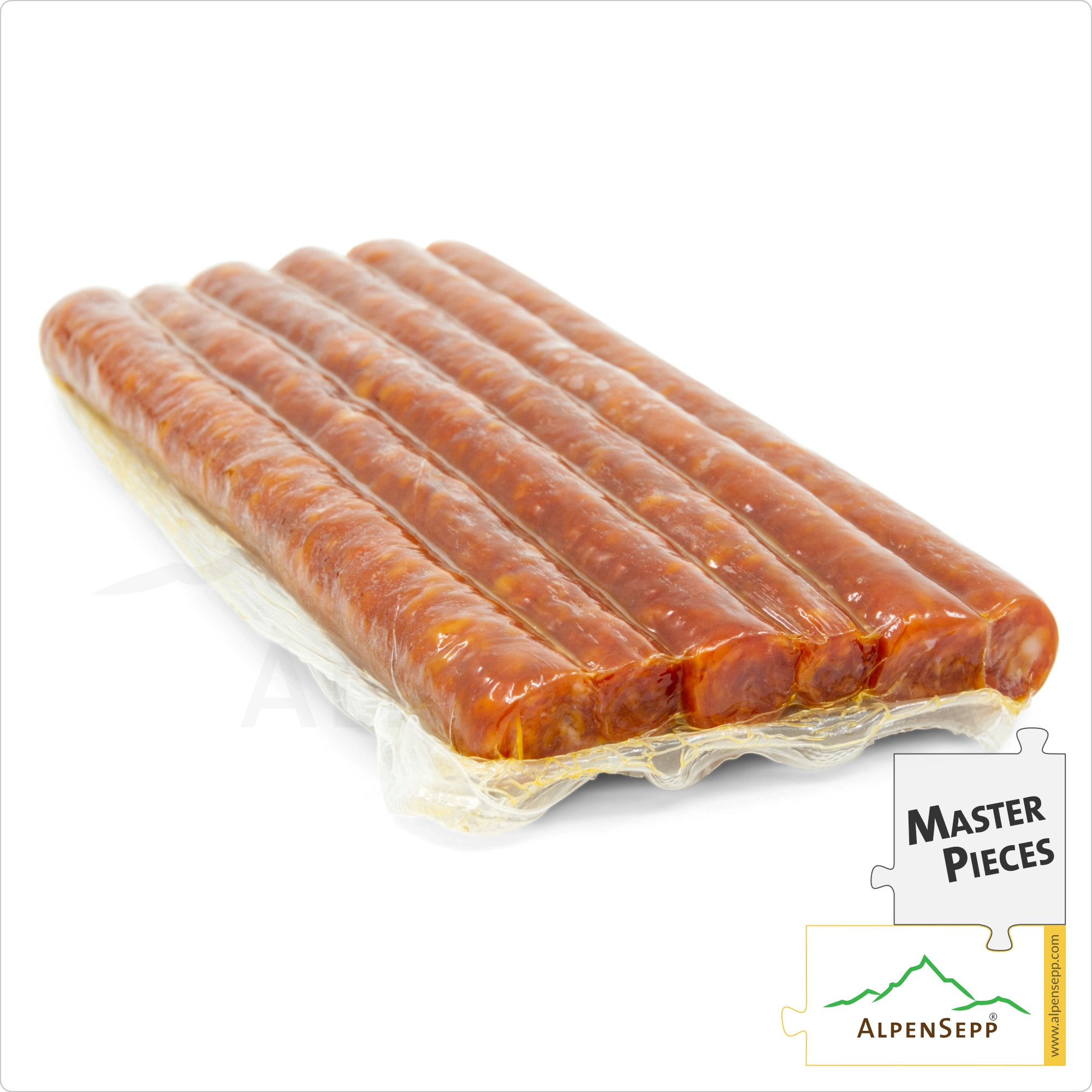 SALAMI STICKS SPICY | Mini Salami Sausages made from Pork | PREMIUM Sausage Variety | 6 Pieces