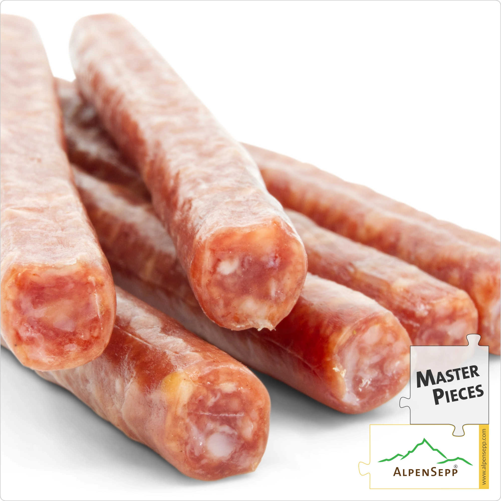 WURZENSTICKS | practical smoked snack sausage | spicy PREMIUM sausages | 6 pieces