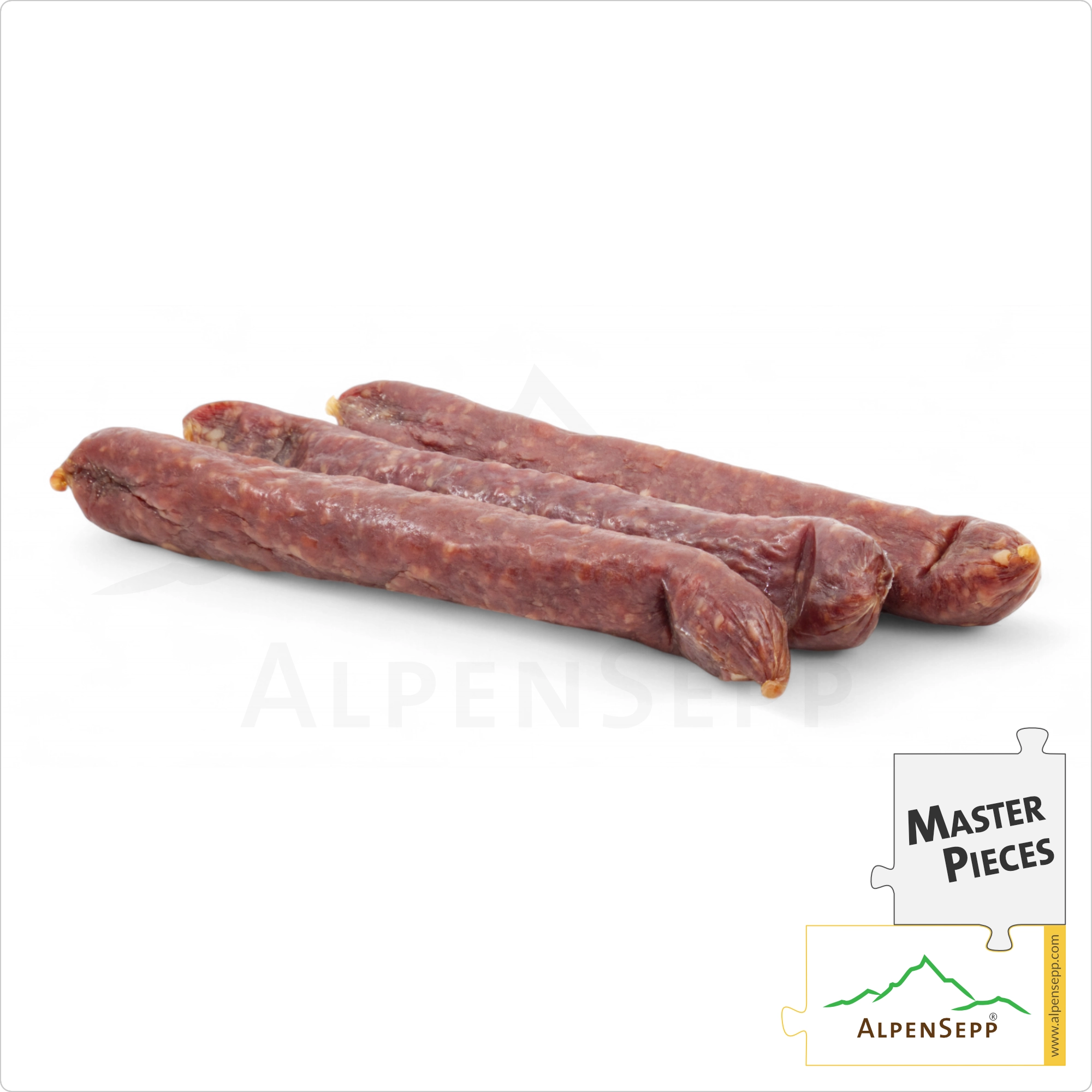 BEEF WURZEN | smoked Kaminwurz made from 100% beef | mild-spicy PREMIUM sausage | 3 pieces