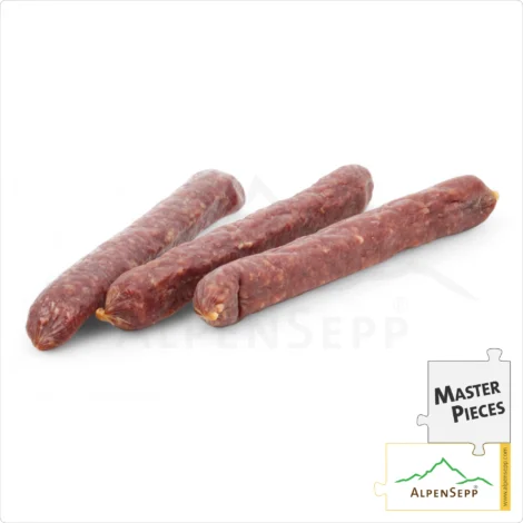 BEEF WURZEN | smoked Kaminwurz made from 100% beef | mild-spicy PREMIUM sausage | 3 pieces