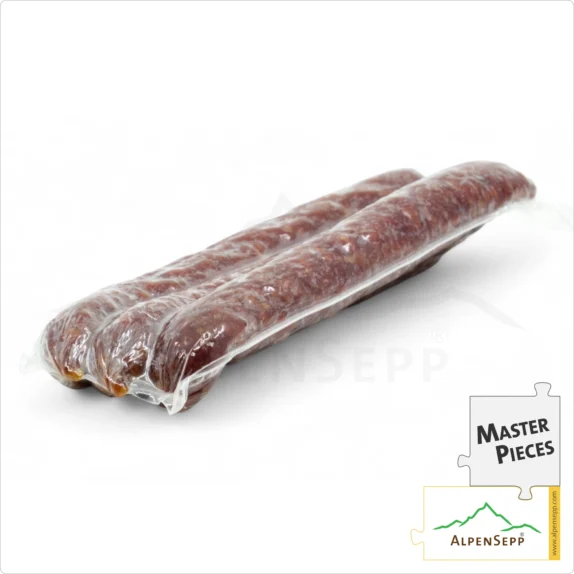 BEEF WURZEN | RINDSWURZEN | smoked Kaminwurz made from 100% beef | mild-spicy PREMIUM sausage | 3 pieces 10 BEEF WURZEN | smoked Kaminwurz made from 100% beef | mild-spicy PREMIUM sausage | 3 pieces