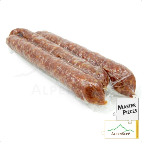 RED DEER WURZEN | smoked Kaminwurzen with venison | mildly spicy PREMIUM sausage variety | 3 pieces