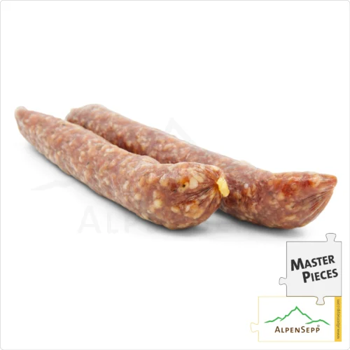 PINE WURZEN | ZIRBENWURZEN | smoked sausage Kaminwurzen with pine | delicately spicy PREMIUM sausage | 3 pieces 2 ZIRBENWURZEN | smoked Kaminwurzen with pine | delicately spicy PREMIUM sausage | 3 pieces