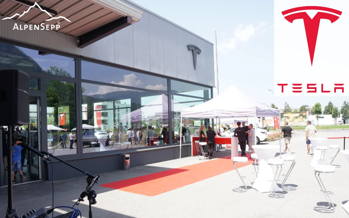 Tesla opening Dornbirn | Popup Store Service Centre