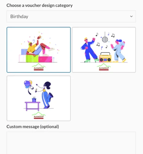 VOUCHER | with a customizable amount 14 voucher choose design alpensepp 1000