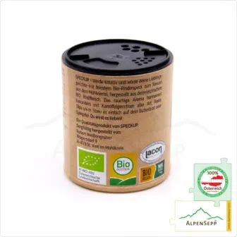 Speckup® Beef Bacon Powder – Made in Austria | Smoked, Uncured Bacon from Organic Beef in Powder Form | Awarded Product of the Year 2026 in Germany