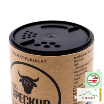 Speckup® Beef Bacon Powder – Made in Austria | Smoked, Uncured Bacon from Organic Beef in Powder Form | Awarded Product of the Year 2026 in Germany