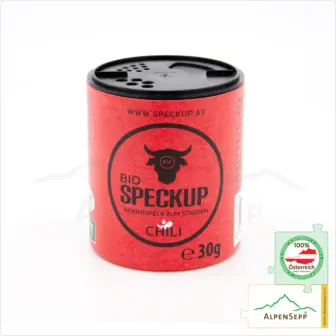 Speckup® Chili Beef Bacon Powder – Made in Austria | smoked, uncured organic beef bacon in powder form | Named Product of the Year 2026 in Germany